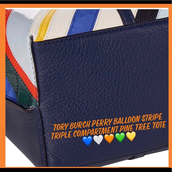SOLD‼️TORY BURCH PERRY TRIPLE COMPARTMENT TOTE BAG - Picture 4 of 6